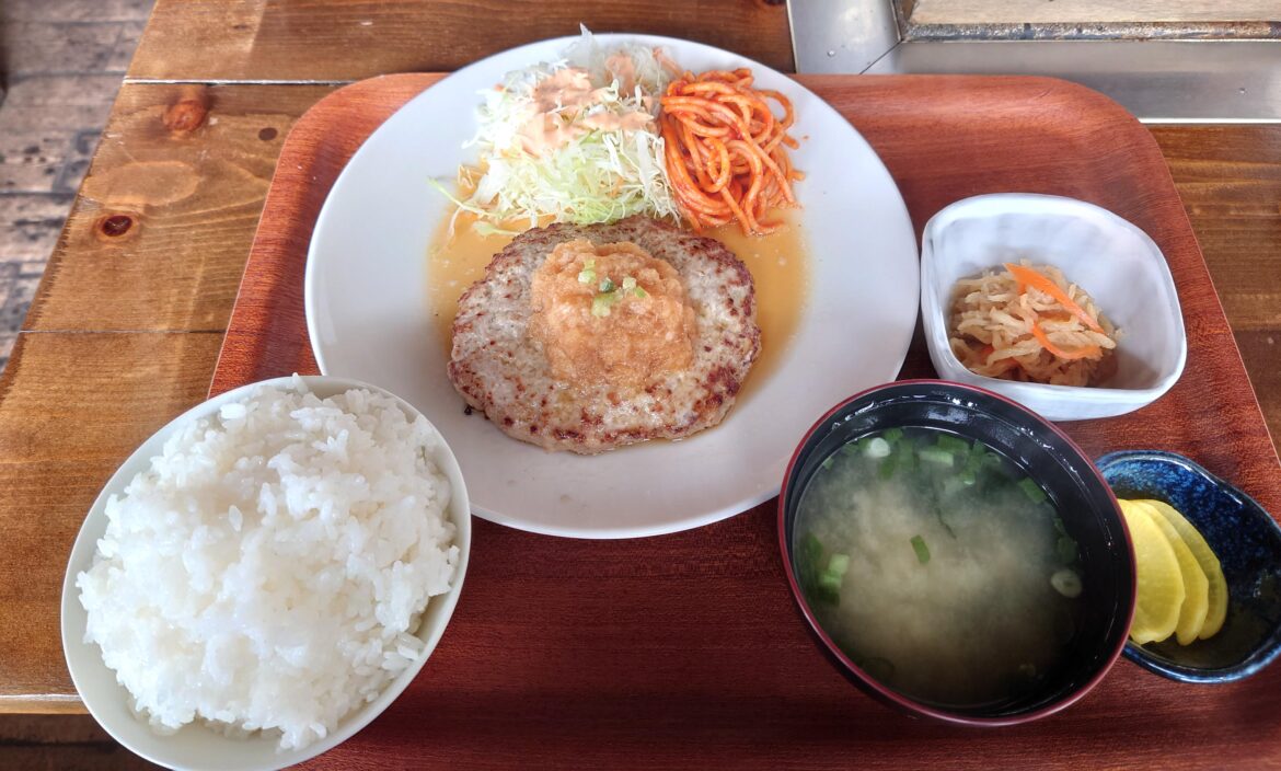 おろしハンバーグ Grated radish hamburger