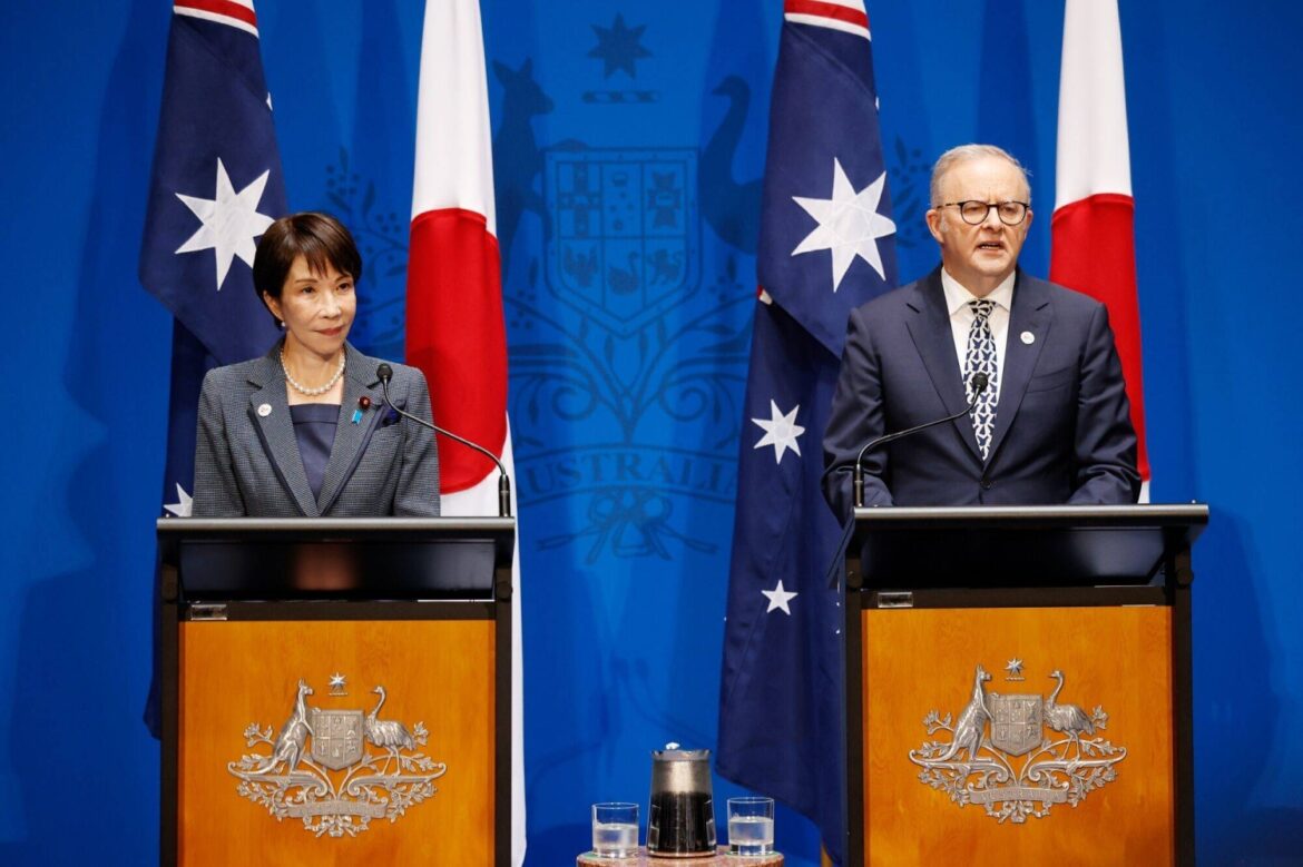 Takaichi visits Australia to bolster economic and defense ties