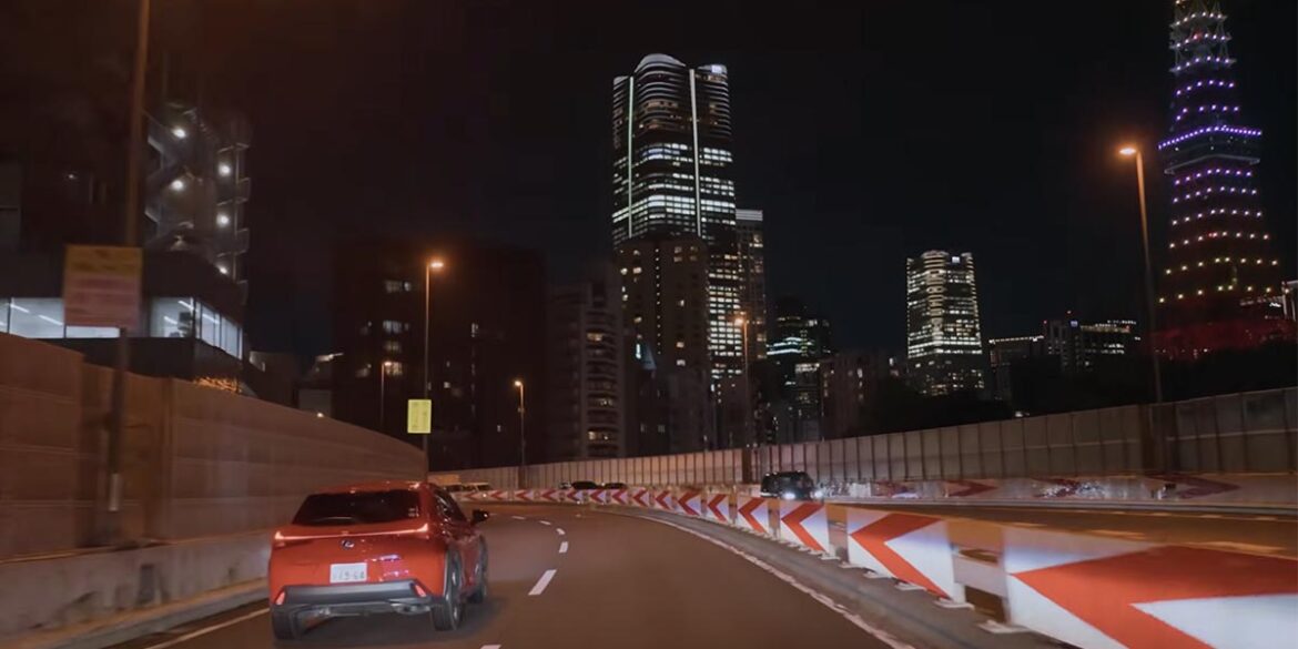 A time-lapse nighttime tour of Tokyo’s Shuto Metropolitan Expressway