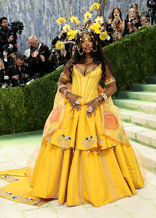 NEW YORK, NEW YORK - MAY 04: SZA attends the 2026 Met Gala celebrating "Costume Art" at the Metropolitan Museum of Art on May 04, 2026 in New York City. (Photo by Jamie McCarthy/Getty Images)