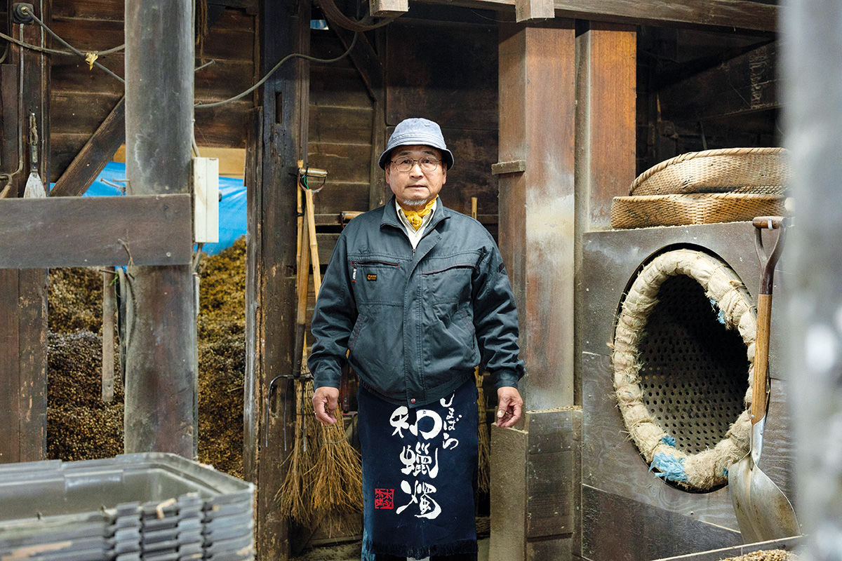 Honda Shunichi outside his was workshop | Courtesy of Unzen Tourism Bureau