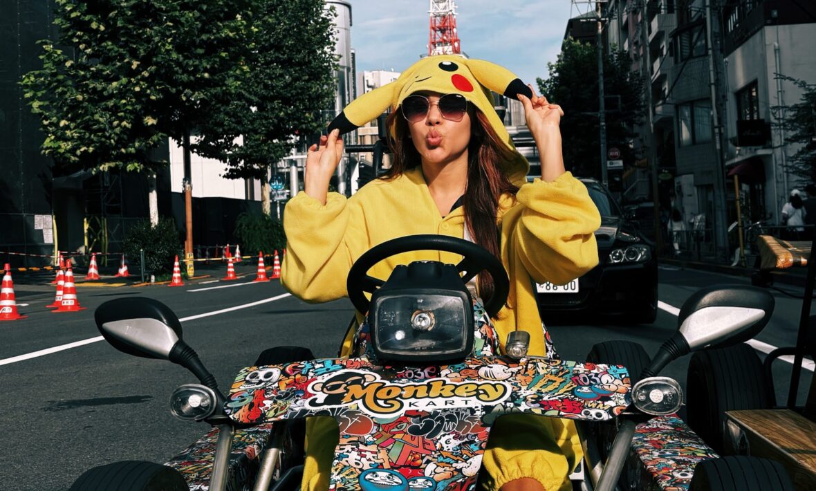 go karting in Tokyo, Japan