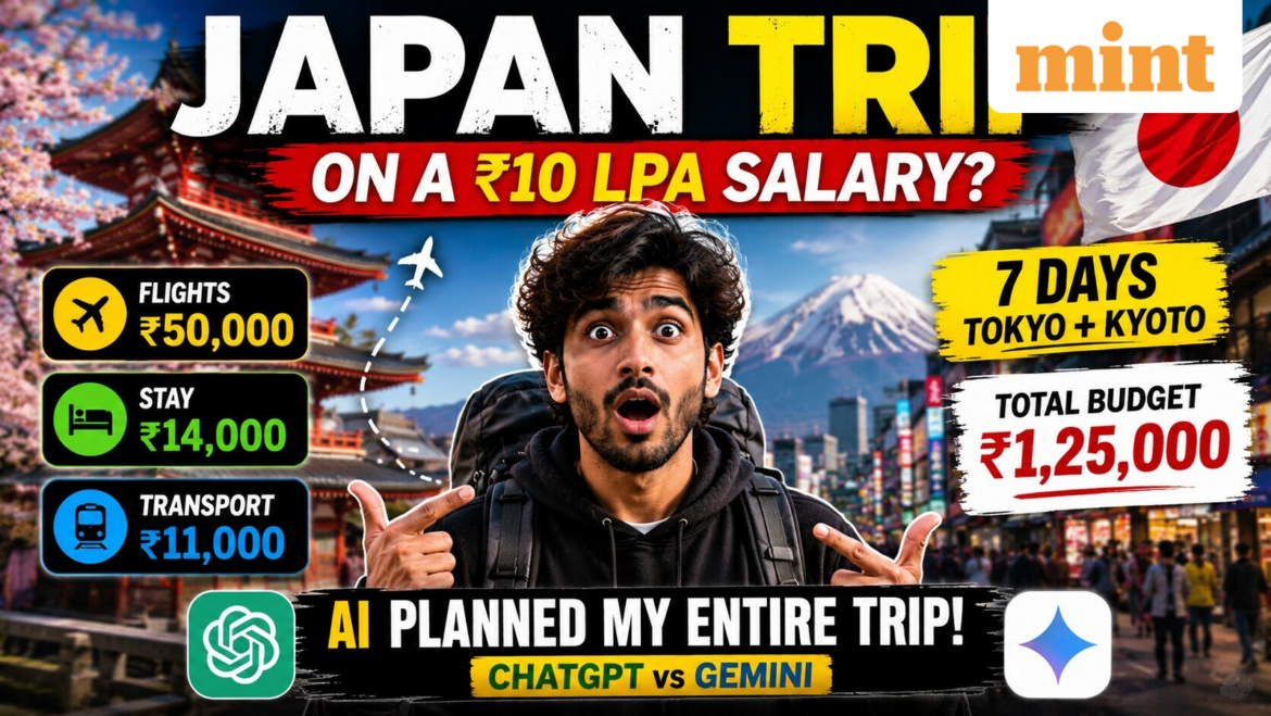 Can you afford a Japan trip on a ₹10 lakh salary? I asked ChatGPT and Gemini