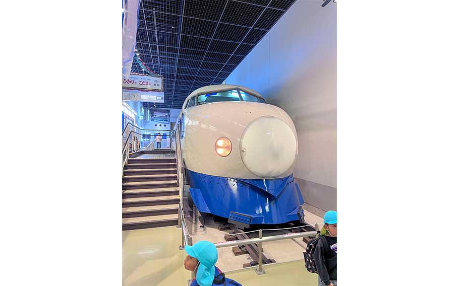 One of the trains displayed in Saitama Railway Museum.