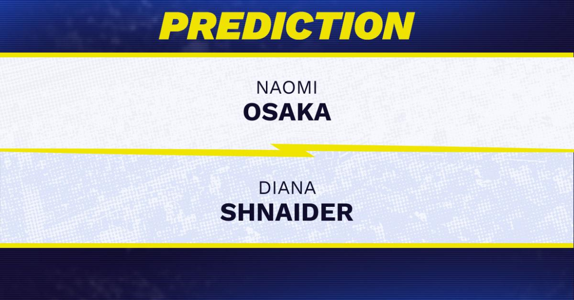 Naomi Osaka vs. Diana Shnaider prediction, odds, picks for WTA Italian Open 2026 Dimers logo in yellow