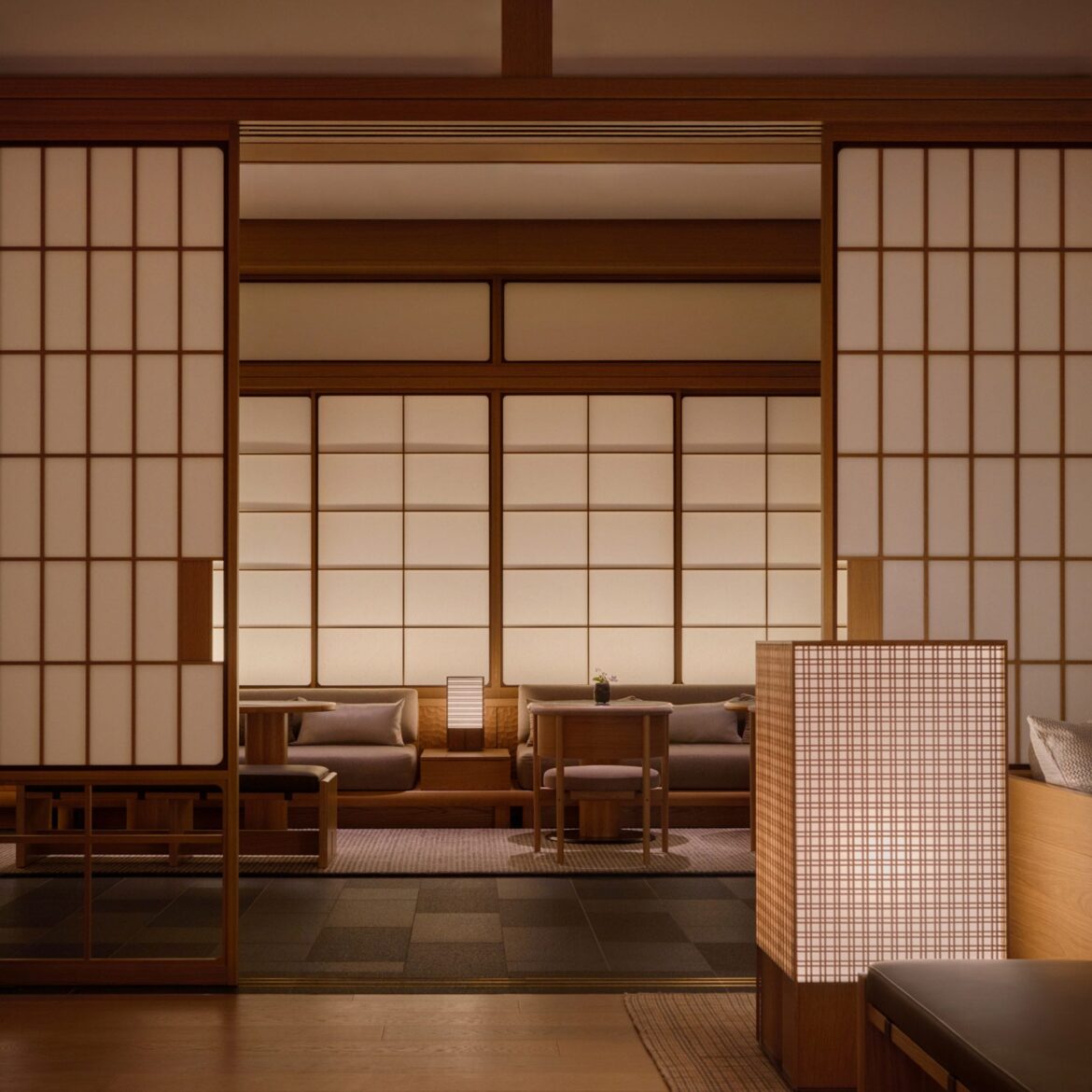 Traditional townhouses inform interiors of Capella Kyoto hotel Traditional townhouses inform interiors of Capella Kyoto hotel