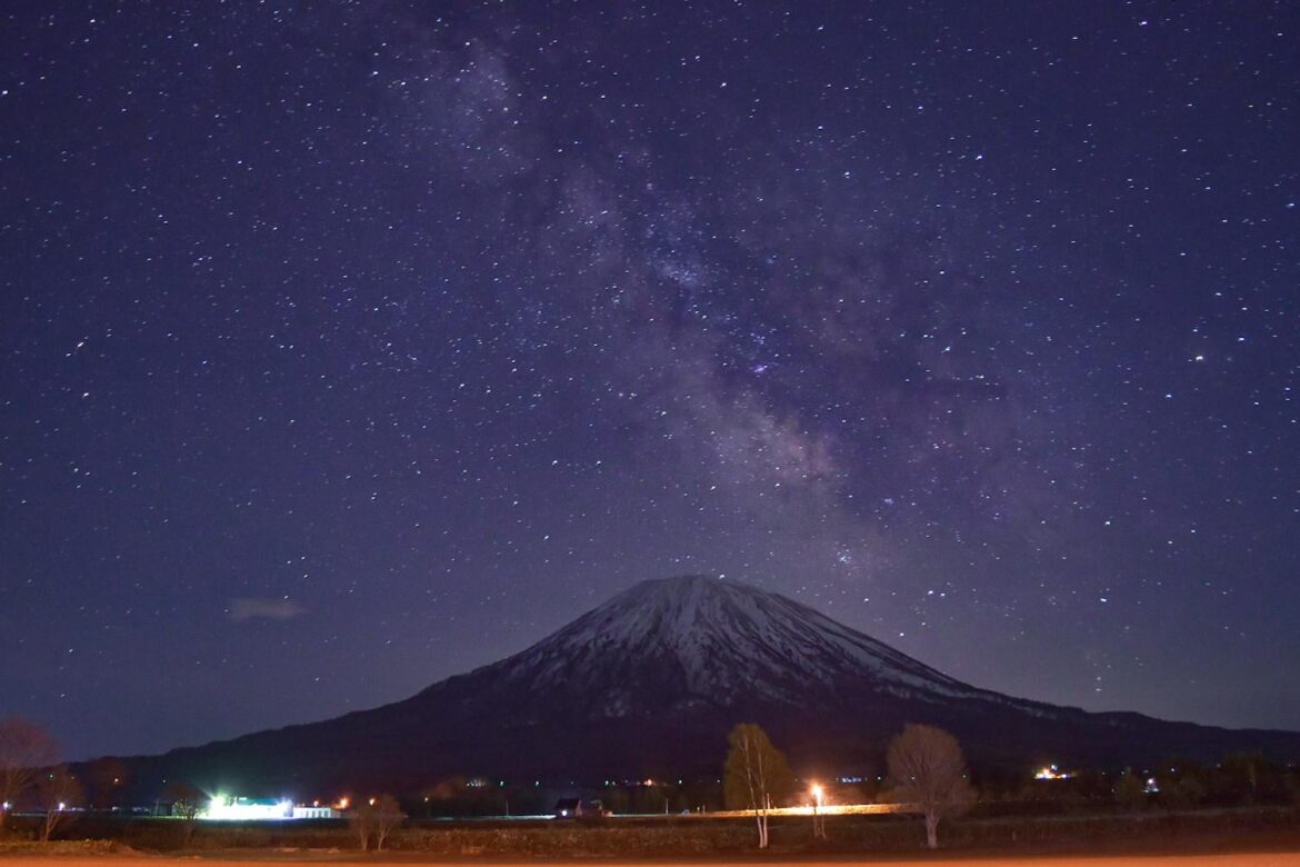 Mount Yotei and the Milky Way