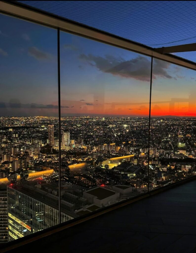 Sunset over Tokyo and Mt. Fuji from Shibuya Sky 🌇 [OC]