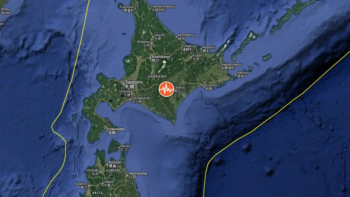 epicenter m6.1 earthquake hokkaido japan april 26 2026