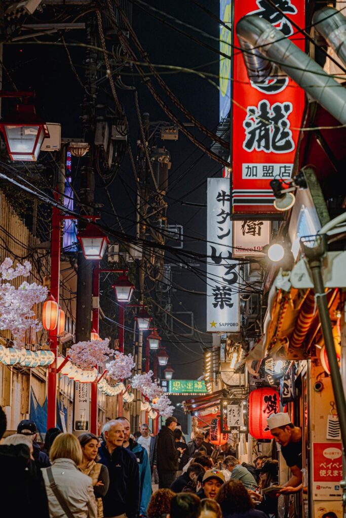 Spring night in Shinjuku and Shibuya [OC]