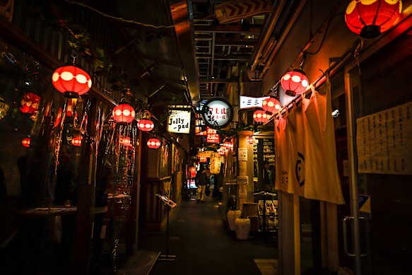 Kichijoji boasts lantern-lit alleyways lined with tiny, smoky and lively izakaya.