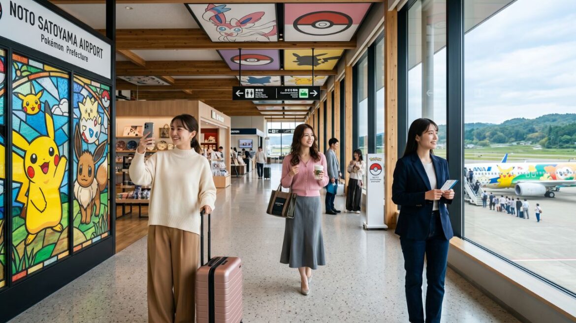 Noto Satoyama Pokémon Airport Rebranding in Japan Combats Travel Chaos and Widespread Airport Disruptions with Historic Pop Culture Transformation Slated for July 2026 Kunal K Choudhary