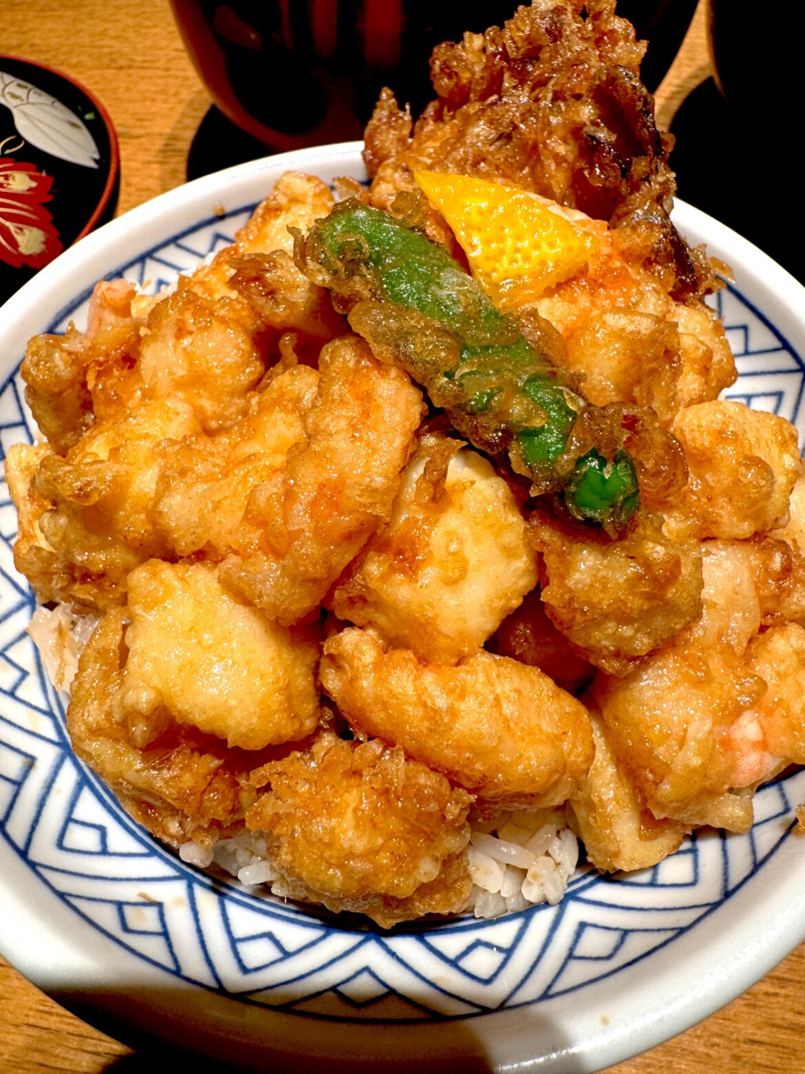 Bite-sized Tempura Rice Bowl