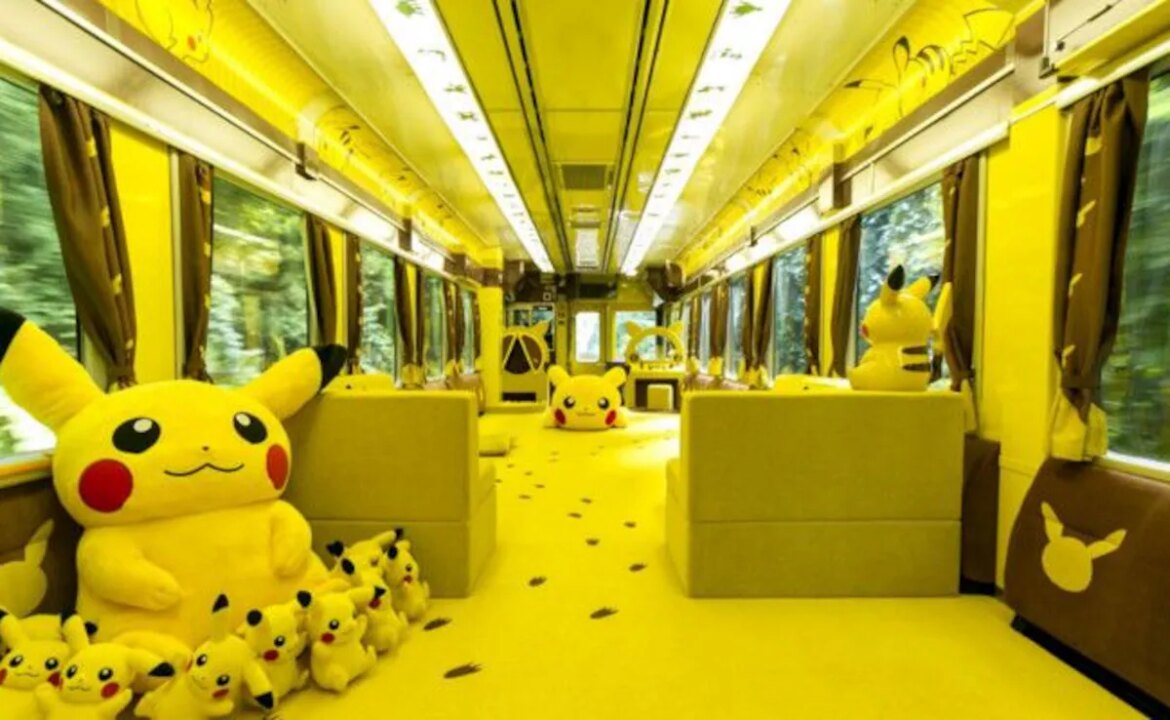 Watch: Vlogger Rides Japan's Pikachu-Themed Train, Shows What It's Like Inside