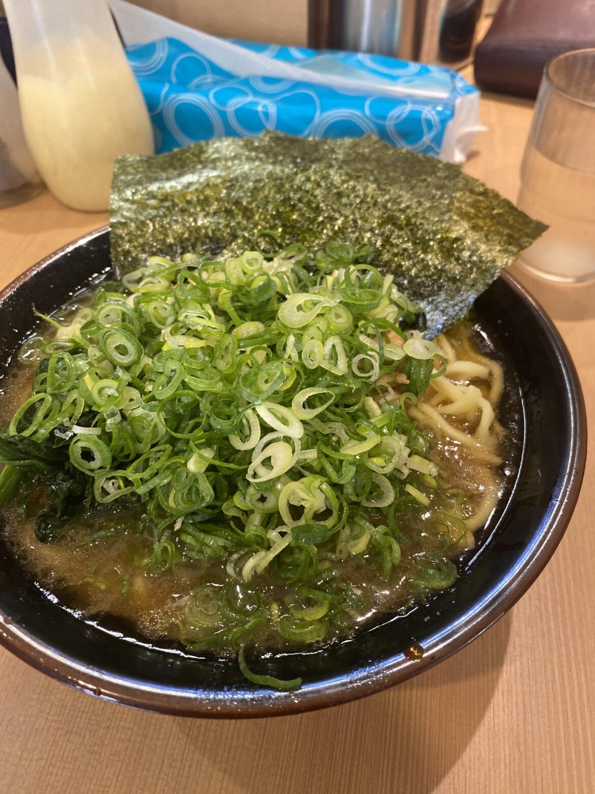 Ramen with green onion