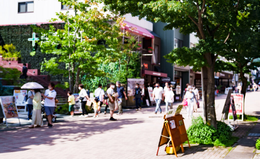 Where Japanese People Actually Travel in August (And Why Foreign Tourists Don’t) Domestic Japanese travelers at a highland summer resort in August