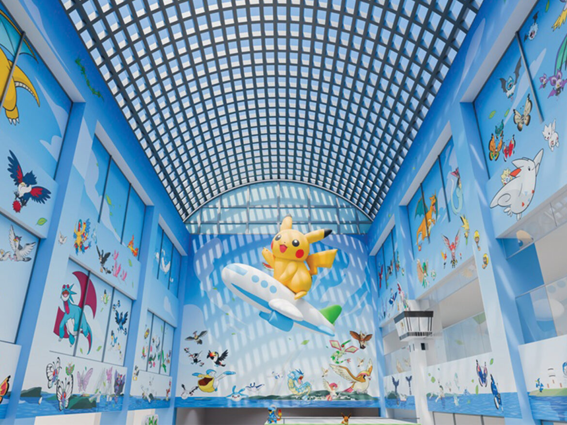 world's first pokemon airport noto peninsula, ishikawa japan