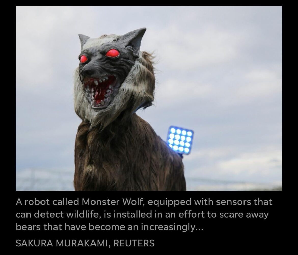“Monster Wolf” to deter bears