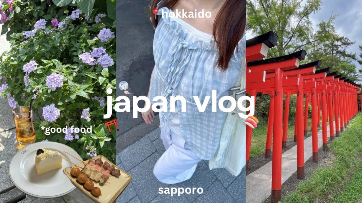 𝗝𝗔𝗣𝗔𝗡 𝗩𝗟𝗢𝗚 ⛩️| ⓔⓟ① Exploring Hokkaido: Otaru canal + music box museum + konbini🎐