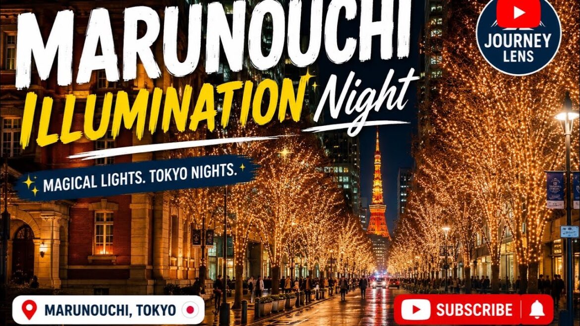 Marunouchi Illumination 2026 ✨ Tokyo’s Most Beautiful Winter Lights Walk 🇯🇵