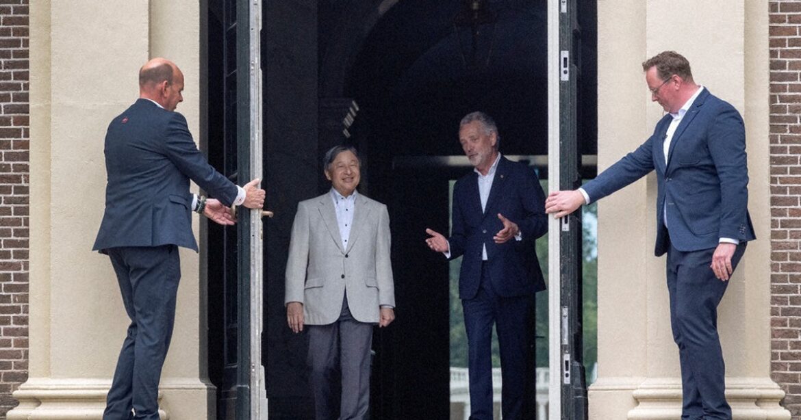 Japan’s Emperor Naruhito tours Het Loo Palace in Netherlands Japan's Emperor Naruhito tours Het Loo Palace in Netherlands
