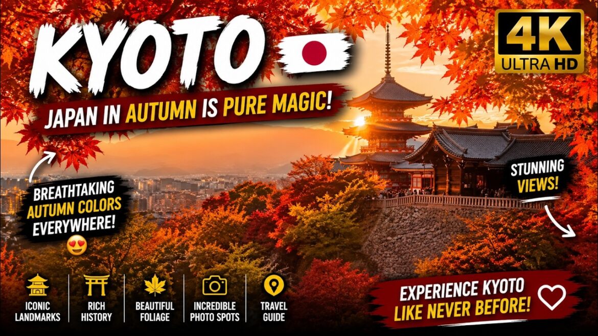 KYOTO IN AUTUMN 🍁🇯🇵 | Japan’s Most Beautiful Season in Stunning 4K