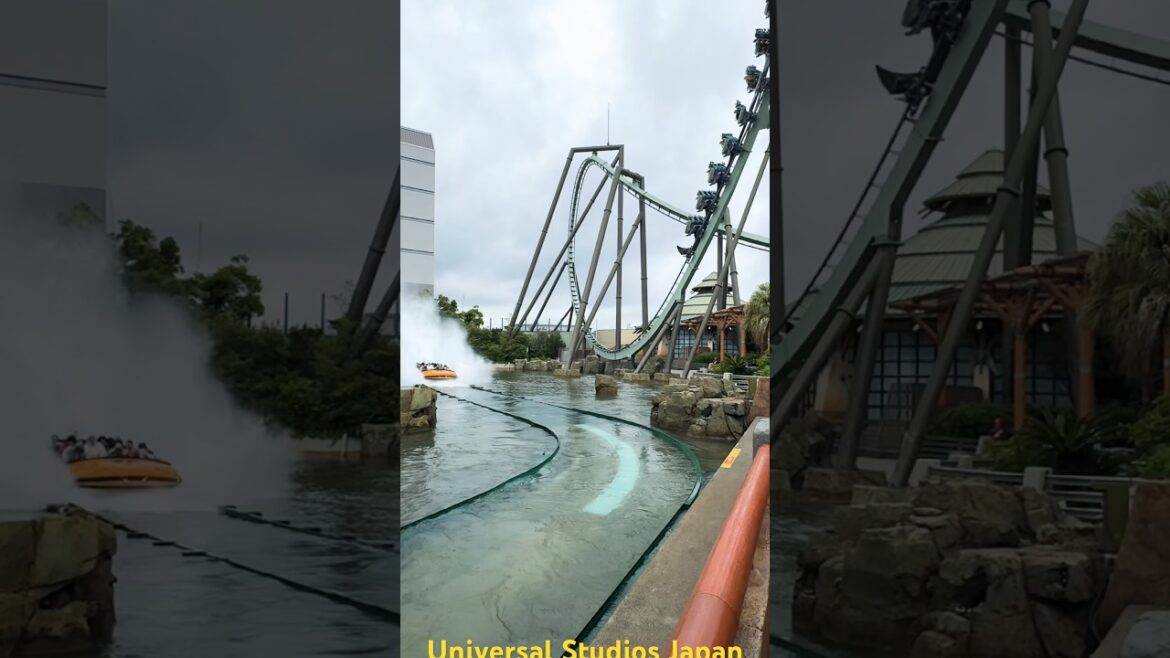 Got Soaked on Jurassic World Water Ride! 🌊🦖 Universal Studios Japan