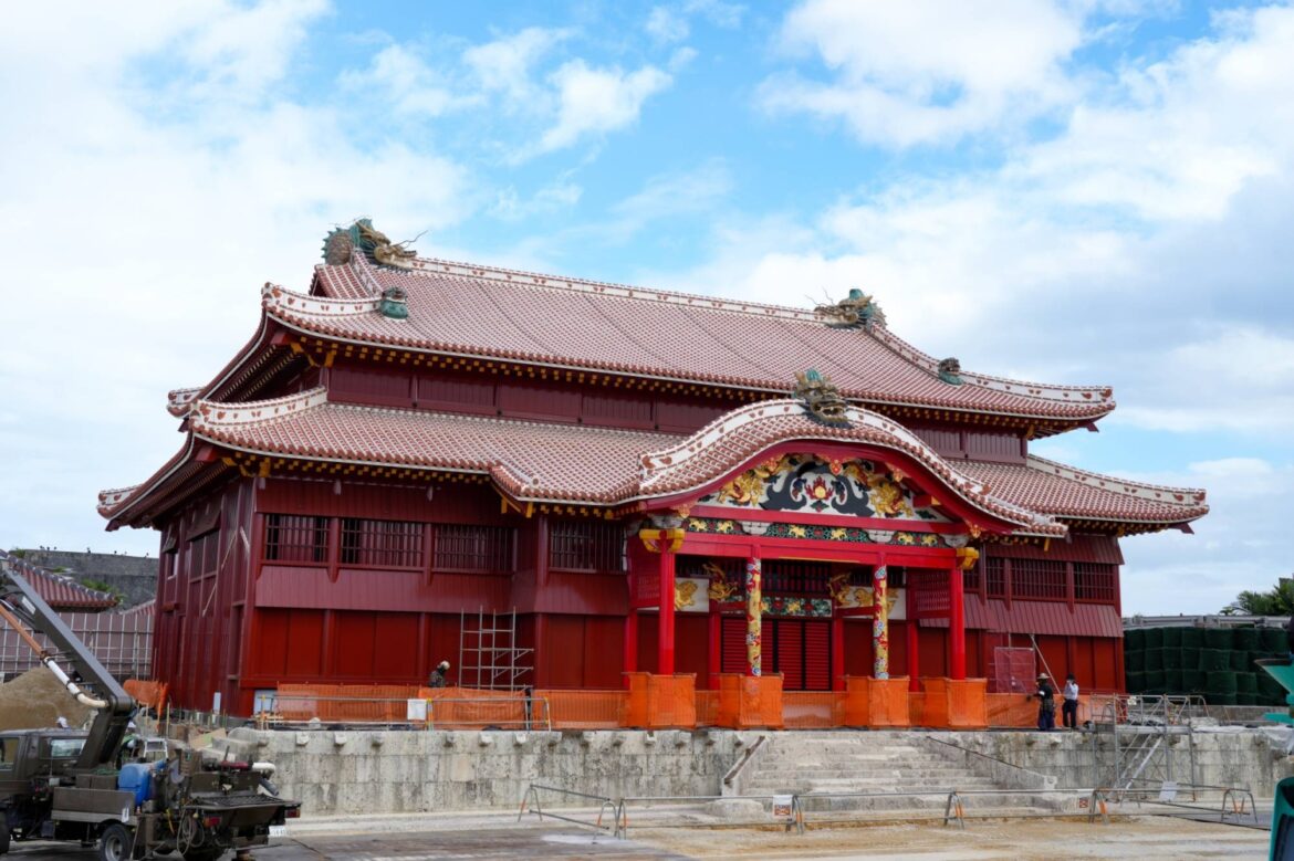 Ceremony set for November will mark Shuri Castle’s main hall being restored