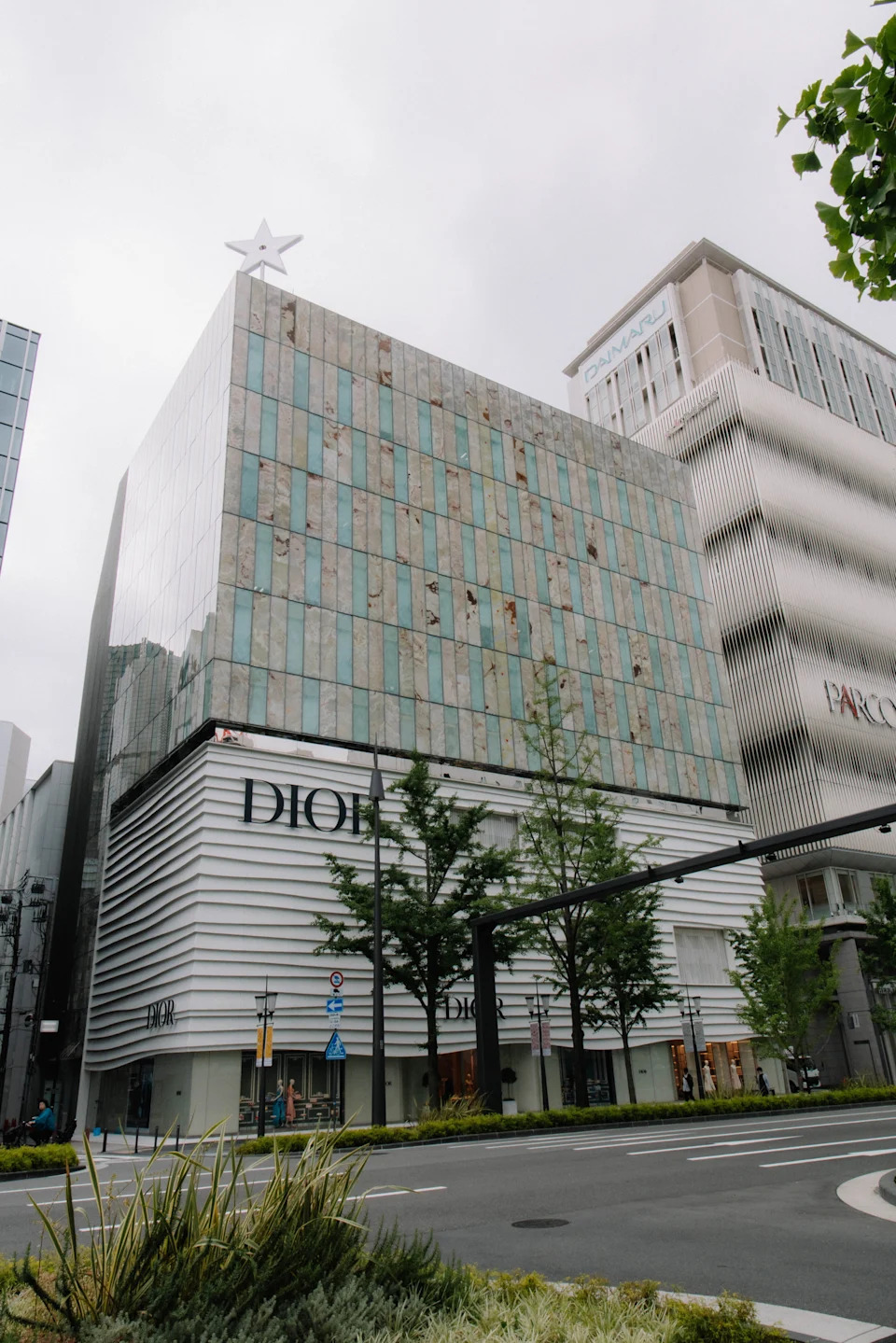A look inside the new Dior store in Osaka, Japan.