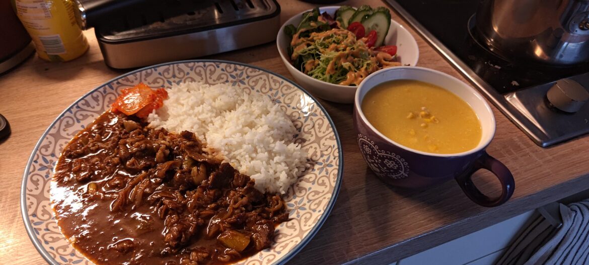 I just made a Yoshoku lunch.