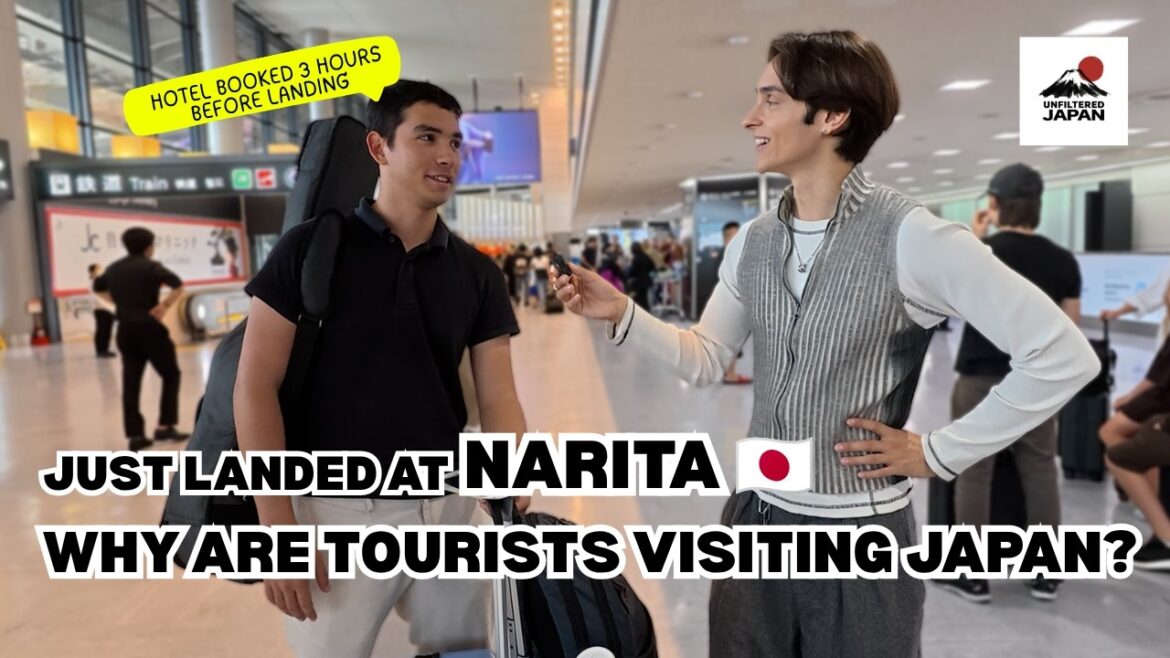 Booked a Hotel LAST MINUTE!😳 Real Reasons People Visit Japan | Narita Airport Interview