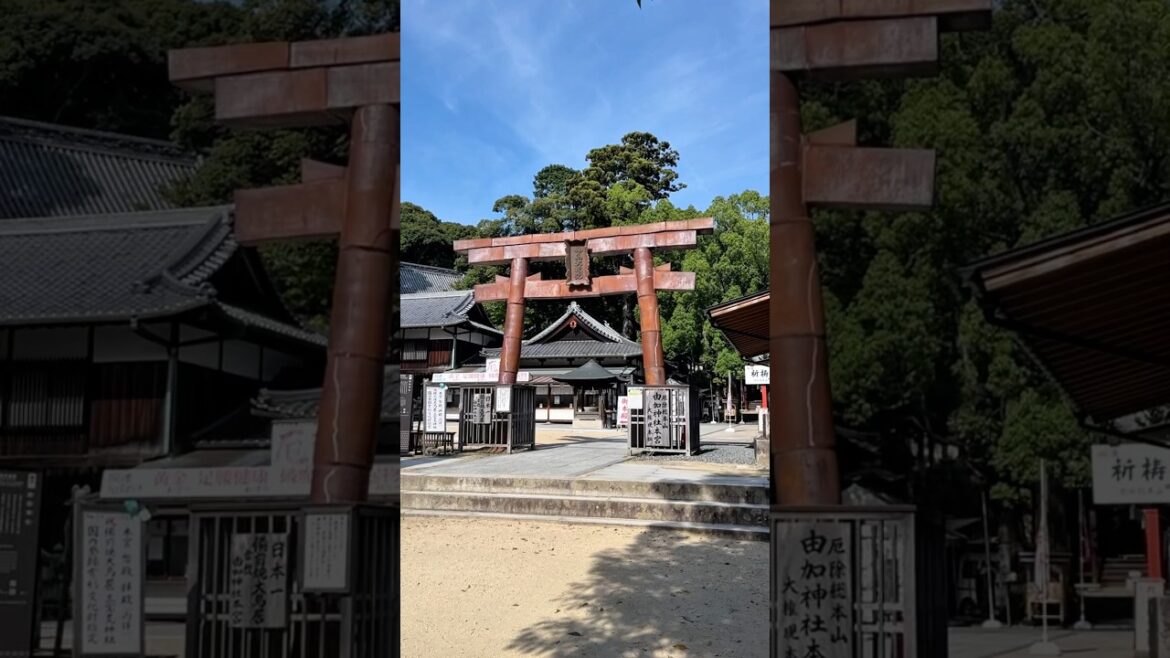 no background sound at Yugasan Rendai Temple in Okayama surrounded by nature and history #shorts