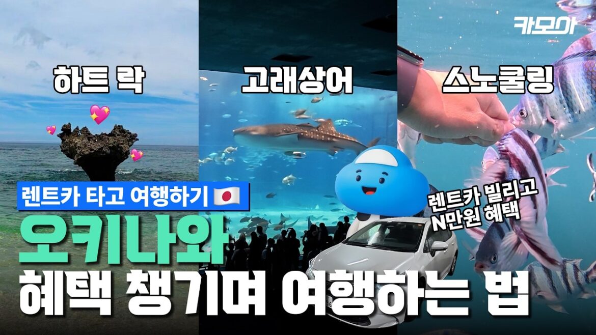 렌트카 앱 직원이 오키나와에서 직접 렌트해봤습니다🚗 | 오키나와 코우리섬, 츄라우미 아쿠아리움, 아메리칸 빌리지, 렌트카 주차 꿀팁, 돈키호테 할인