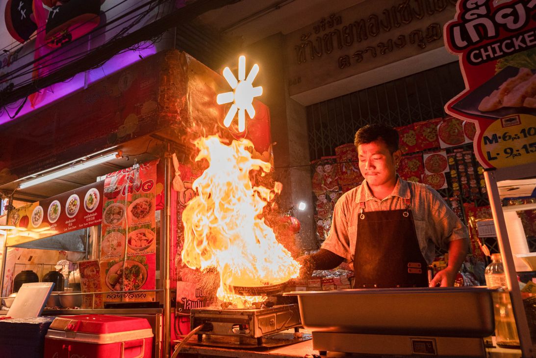 Bangkok, which is accustomed to ultra-hot weather, has an active night market scene.