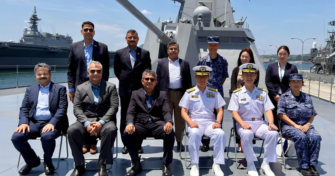 Defence secretary tours Japan’s JS Niyodo amid Mogami frigate pitch to India Defence secretary tours Japan’s JS Niyodo amid Mogami frigate pitch to India