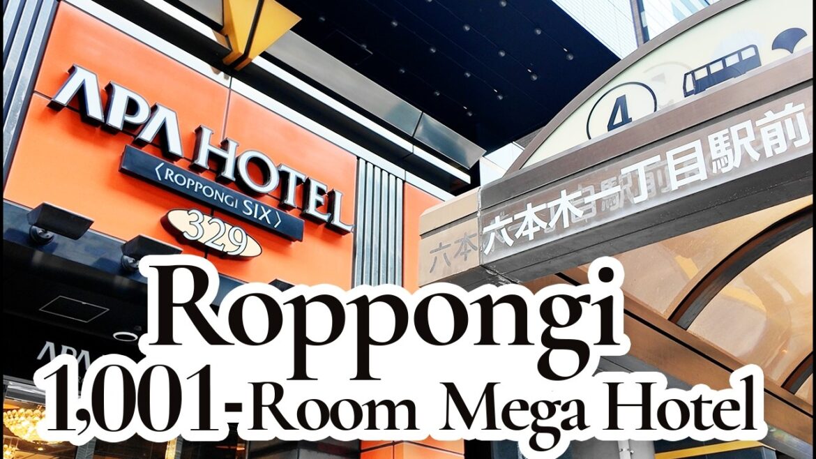 Roppongi's Hidden 1,001-Room Mega Hotel! Room Tour & Food Spots [4K POV]