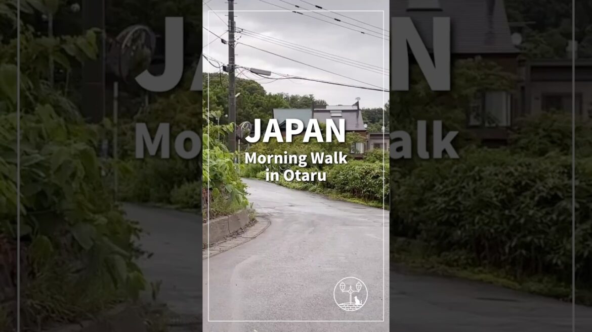 Japan Walking Tour in Otaru, Hokkaido | Morning Walk from Nishin Goten to Shukutsu Beach #Shorts Japan Walking Tour in Otaru, Hokkaido | Morning Walk from Nishin Goten to Shukutsu Beach #Shorts
