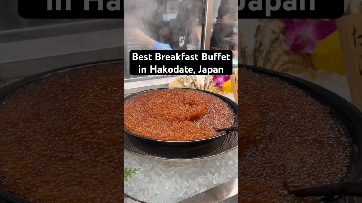 Best Breakfast Buffet in Hakodate, Japan: Yuuyoo Terrace inside Century Marina Hakodate | #buffet