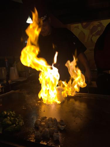 Flaming onion