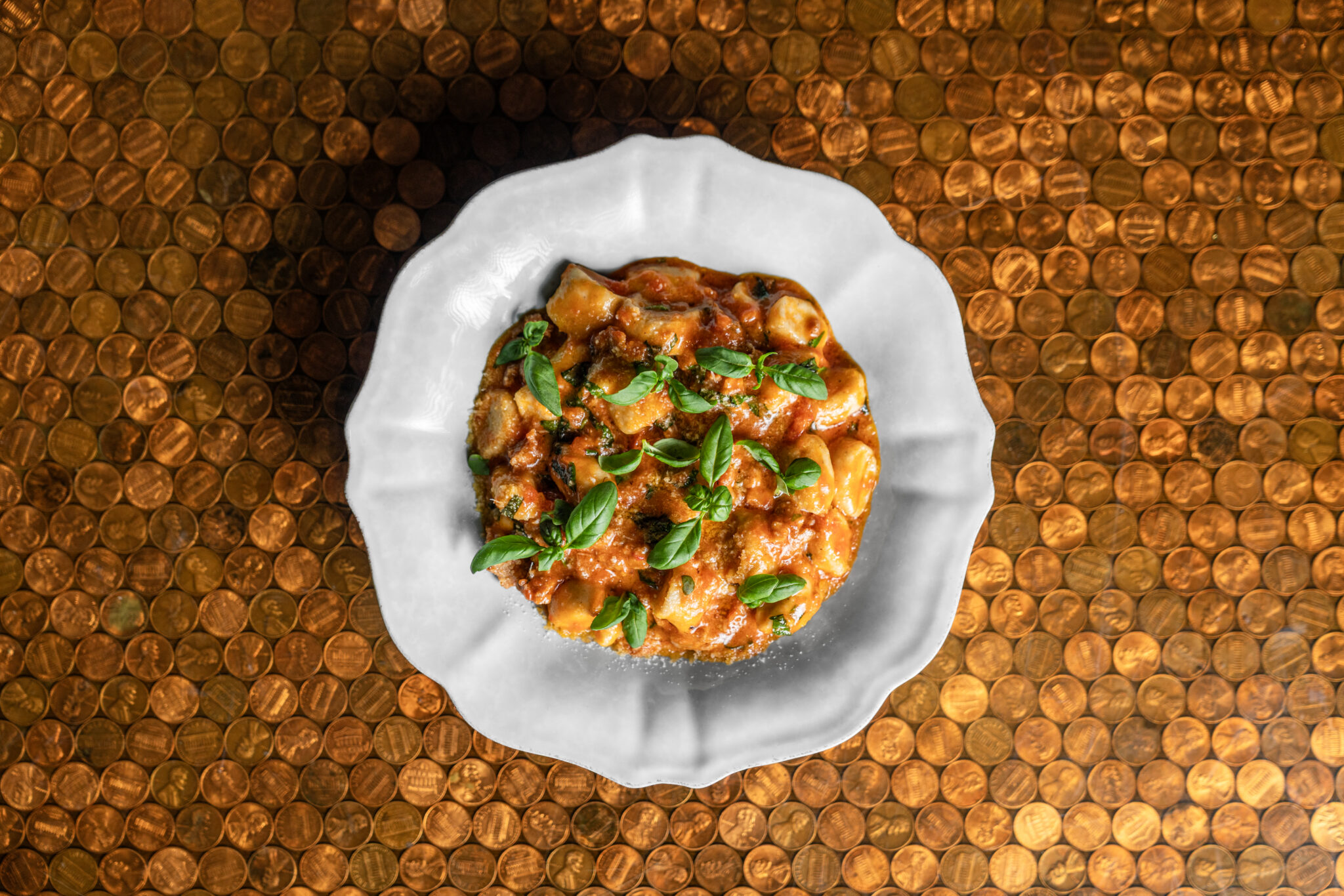 Ricotta gnocchi at Battello in Jersey-City, NJ
