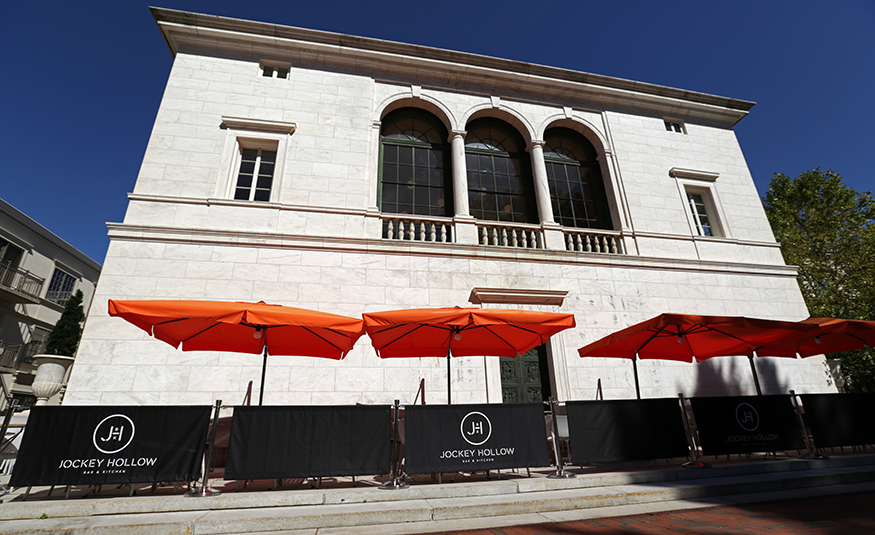 Jockey Hollow Bar & Kitchen was located inside the historic Vail Mansion in Morristown.