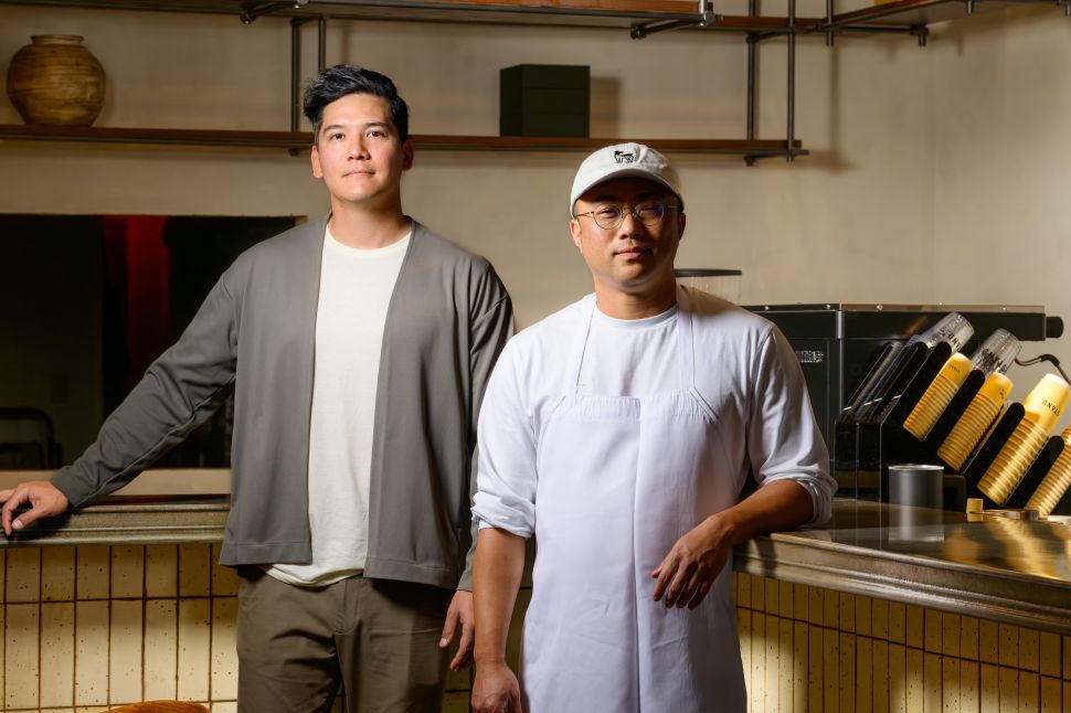 Kenzie Motai and chef Shingo Akikuni.