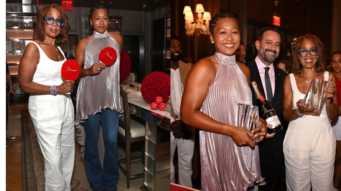 Gayle King & Naomi Osaka Serve Up Contrasting Shoe Moments While Playing Table Tennis at Petit Slam Event Gayle King & Naomi Osaka Serve Up Contrasting Shoe Moments While Playing Table Tennis at Petit Slam Event