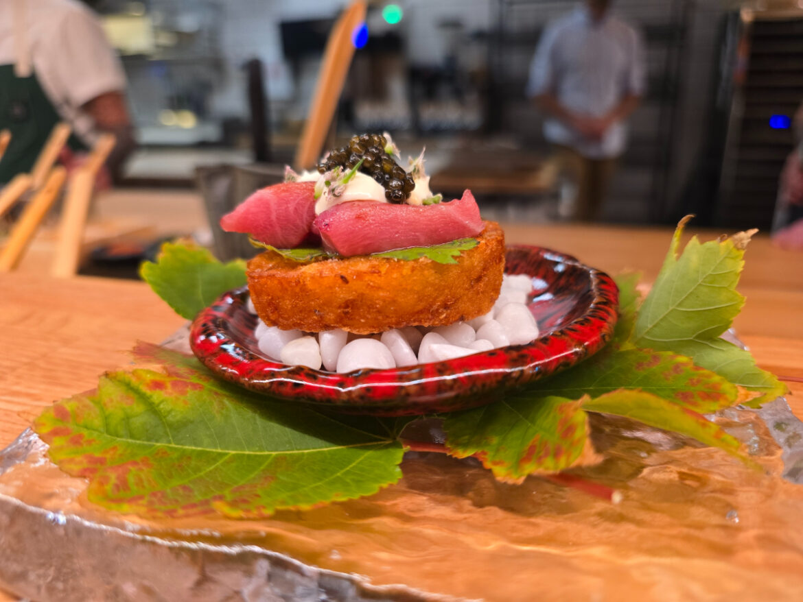 15 Best New Denver Restaurants of 2025 latke topped with otoro and caviar