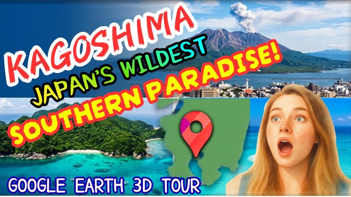 Exploring Kagoshima on Google Earth | Volcanoes, Samurai & Tropical Paradise Islands!