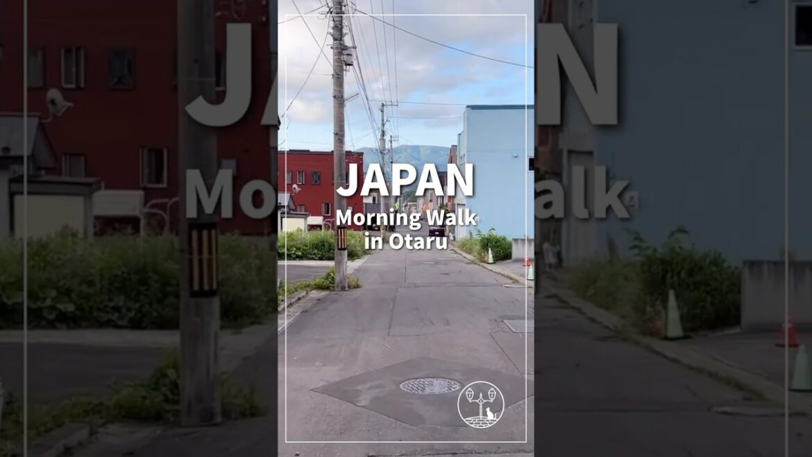Japan Walking Tour in Otaru, Hokkaido | A Morning Walk in Umegae Japan Walking Tour in Otaru, Hokkaido | A Morning Walk in Umegae