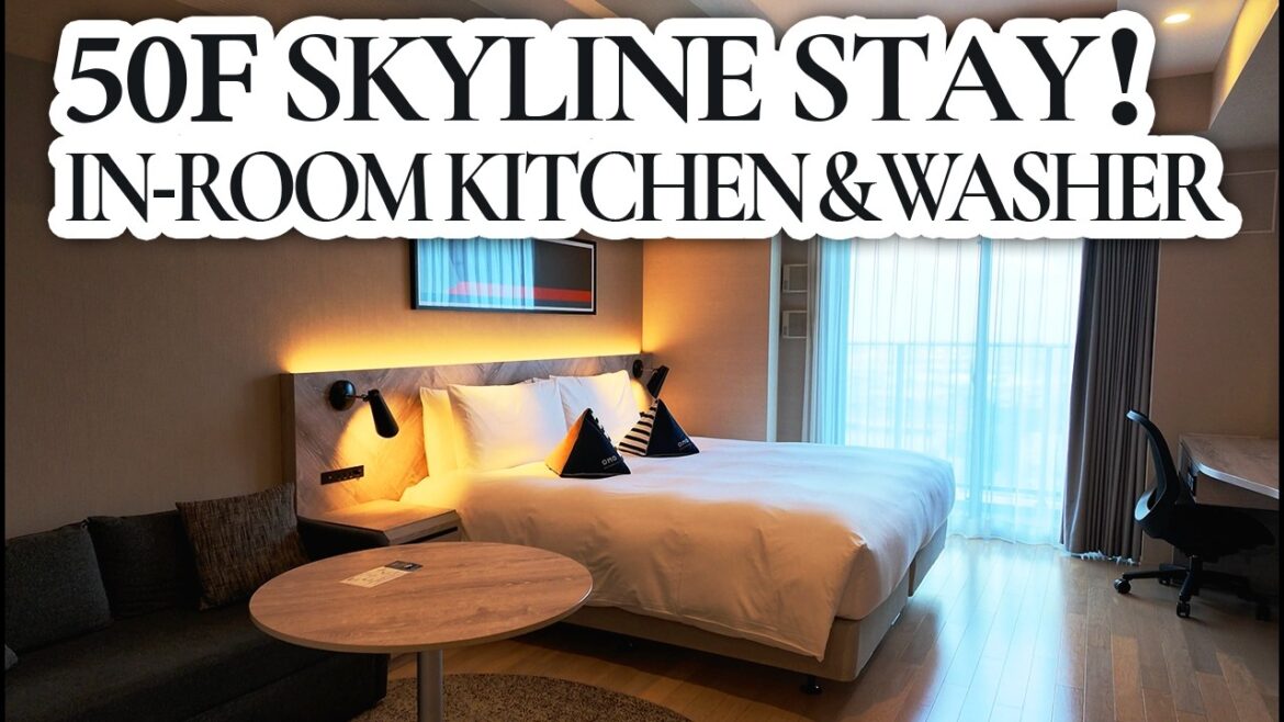 [4K POV] 50F High-Rise! In-Room Kitchen & Washer — OMO5 Yokohama Bashamichi by Hoshino Resorts