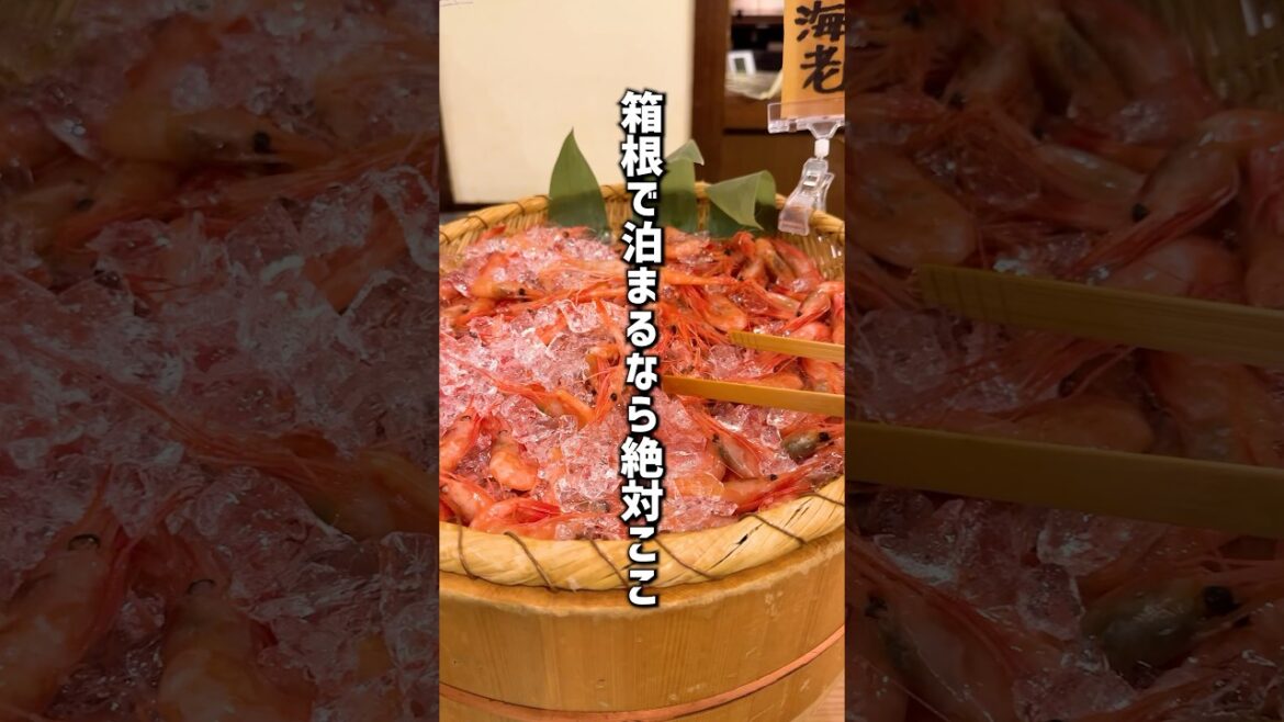 【いくら食べ放題】箱根に行くなら間違いなしの豪華ビュッフェ宿 #shorts