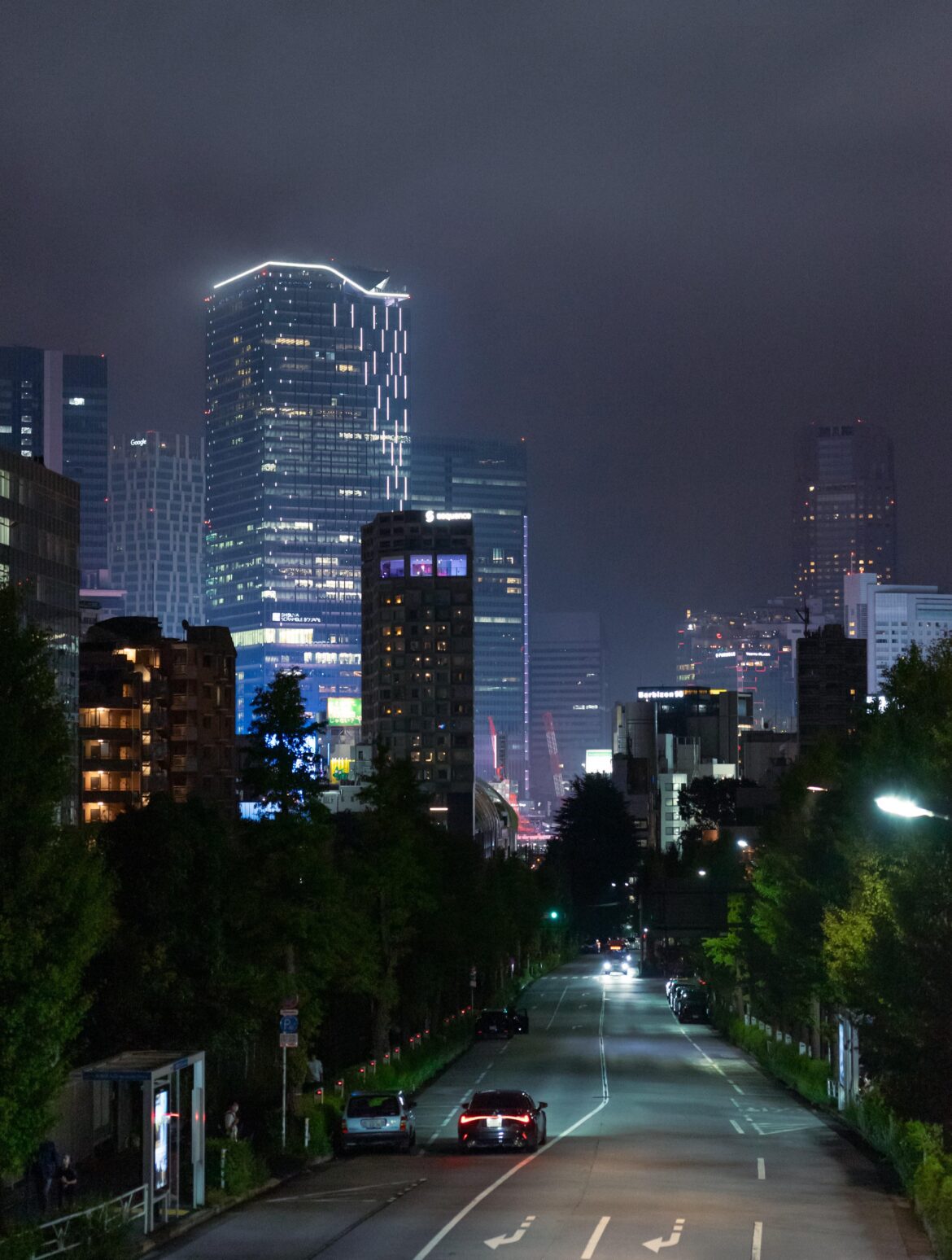 A cloudy evening in Shibuya