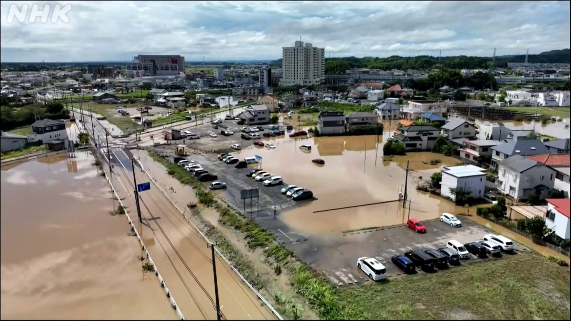 Over 520 businesses affected by heavy rain in Chiba
